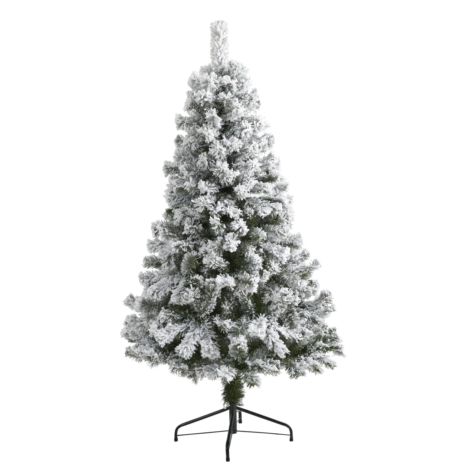 5' Flocked West Virginia Fir Artificial Christmas Tree 1 5' Flocked West Virginia Fir Artificial Christmas Tree