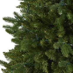 5' New Hampshire Fir Artificial Christmas Tree With 150 LED Lights -Artificial Trees Store artificial 5 new hampshire fir artificial christmas tree with 150 led lights nearly natural 366441