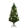 5' Pre-Lit Fiber Optic Artificial Christmas Tree With 146 Warm White LED Lights
