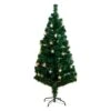 5' Pre-Lit Fiber Optic Artificial Christmas Tree With 60 Colorful Star-Shaped LED Lights