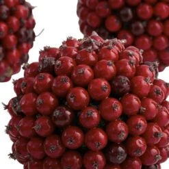 5” Red Berry Ball (Set Of 6) -Artificial Trees Store artificial 5 red berry ball set of 6 nearly natural 736945