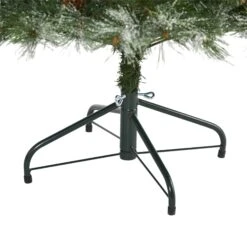 5’ Snowed French Alps Mountain Pine Artificial Christmas Tree With 387 Bendable Branches And Pine Cones -Artificial Trees Store artificial 5 snowed french alps mountain pine artificial christmas tree with 387 bendable branches and pine co nearly natural 548985