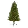 5’ Virginia Fir Artificial Christmas Tree With 200 Clear Lights And 379 Bendable Branches