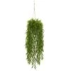 50” Mini Bamboo Artificial Plant In Hanging Metal Bucket