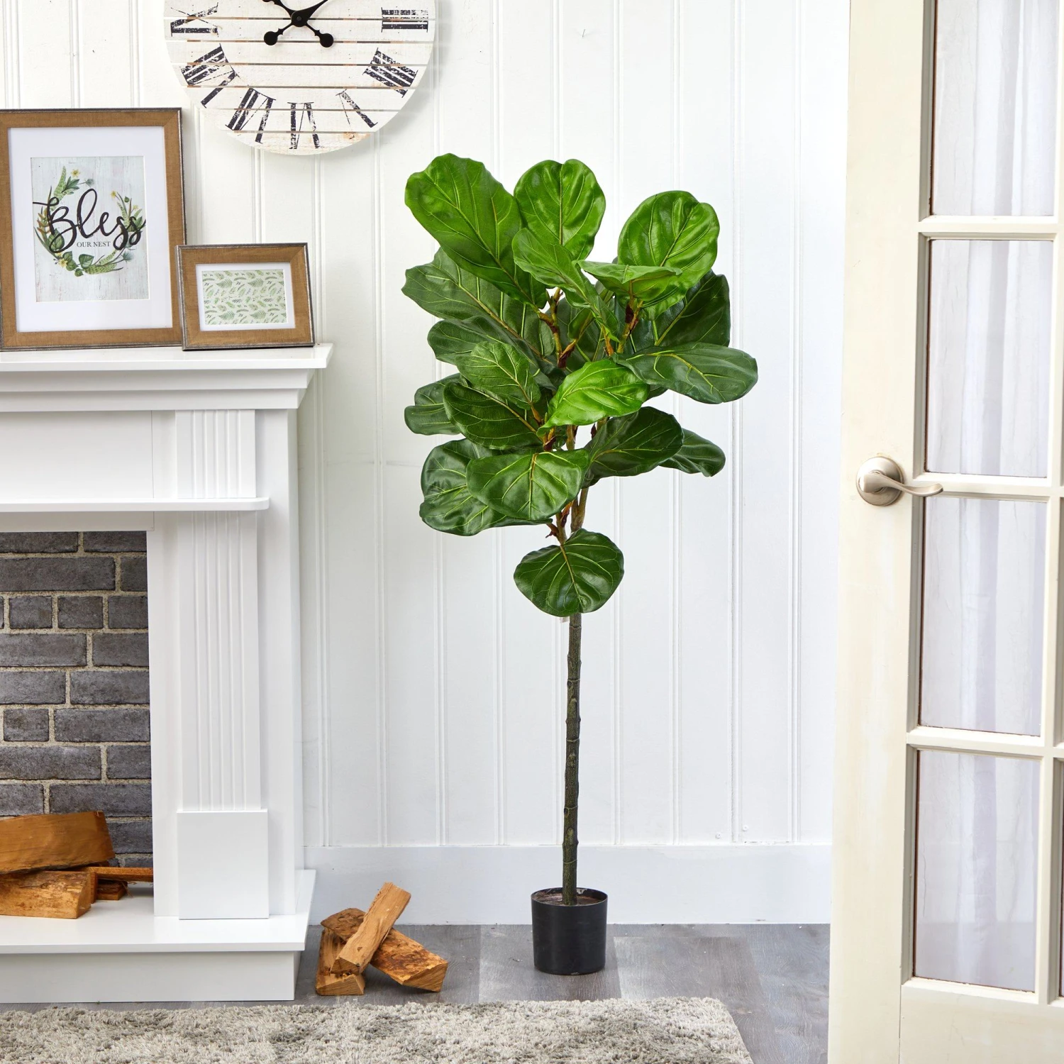 52” Fiddle Leaf Artificial Tree 3 52” Fiddle Leaf Artificial Tree - Image 3