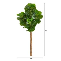 5.5’ Artificial Fiddle Leaf Tree (No Pot) -Artificial Trees Store artificial 55 artificial fiddle leaf tree without pot tree nearly natural 112682