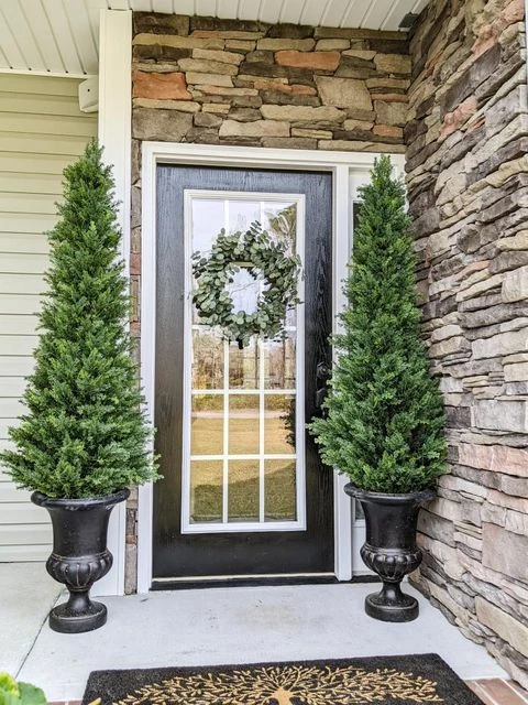 5.5’ Cypress Cone Topiary Artificial Tree UV Resistant (Indoor/Outdoor) 2 5.5’ Cypress Cone Topiary Artificial Tree UV Resistant (Indoor/Outdoor) - Image 2