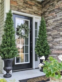 5.5’ Cypress Cone Topiary Artificial Tree UV Resistant (Indoor/Outdoor) 10 5.5’ Cypress Cone Topiary Artificial Tree UV Resistant (Indoor/Outdoor) -Artificial Trees Store artificial 55 cypress cone topiary artificial tree uv resistant indooroutdoor nearly natural 773528