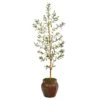 5.5’ Olive Artificial Tree In Decorative Planter
