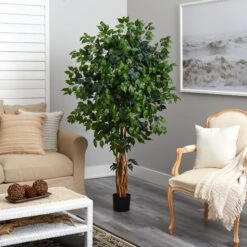 5.5’ Palace Ficus Artificial Tree -Artificial Trees Store artificial 55 palace ficus artificial tree nearly natural 430264