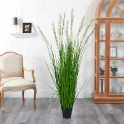 5.5’ Artificial Plum Grass Plant 5 5.5’ Artificial Plum Grass Plant -Artificial Trees Store artificial 55 plum grass artificial plant nearly natural 898504