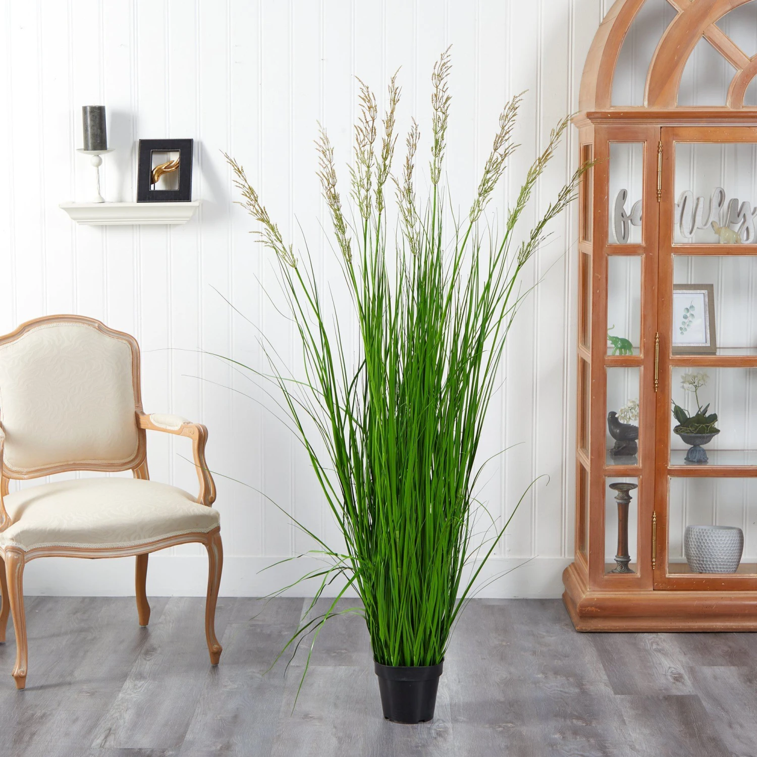 5.5’ Artificial Plum Grass Plant 3 5.5’ Artificial Plum Grass Plant - Image 3