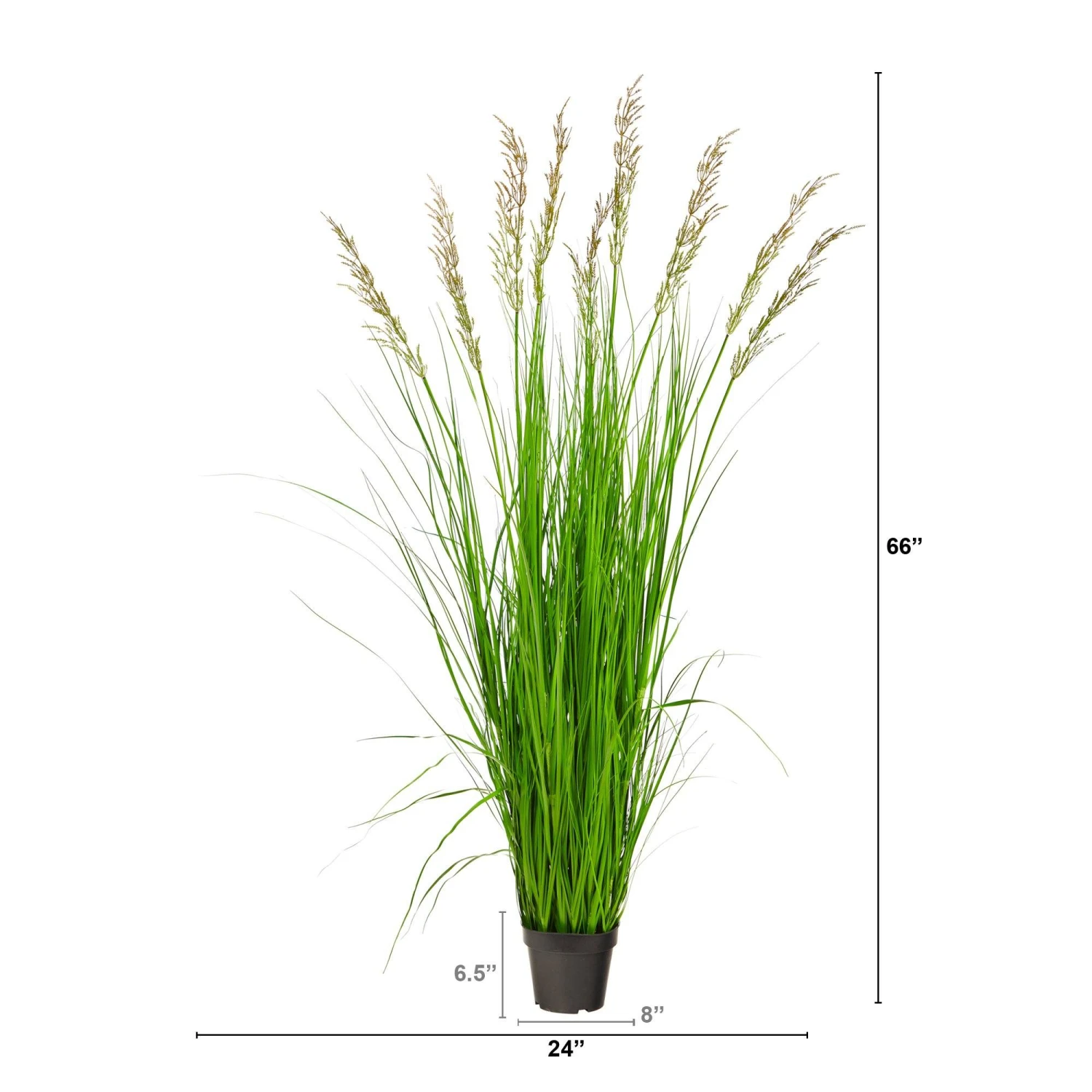 5.5’ Artificial Plum Grass Plant 2 5.5’ Artificial Plum Grass Plant - Image 2