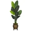 5.5’ Traveler's Palm Artificial Tree In Decorative Planter