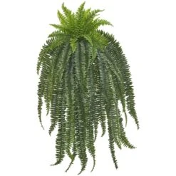 58” Boston Fern Artificial Hanging Plant