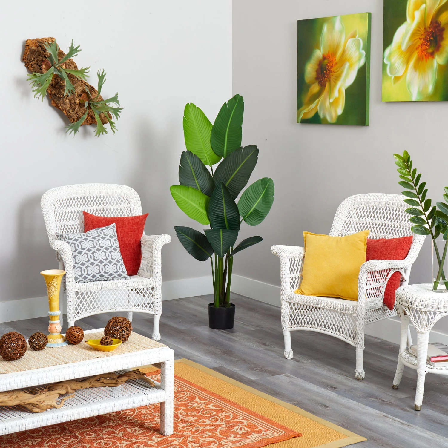 58” Traveler's Palm Artificial Tree 3 58” Traveler's Palm Artificial Tree - Image 3