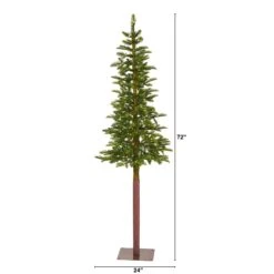 6’ Alaskan Alpine Artificial Christmas Tree With 100 Clear Microdot (Multifunction) LED Lights And 112 Bendable Branches -Artificial Trees Store artificial 6 alaskan alpine artificial christmas tree with 100 clear microdot multifunction led lights and 1 nearly natural 514913