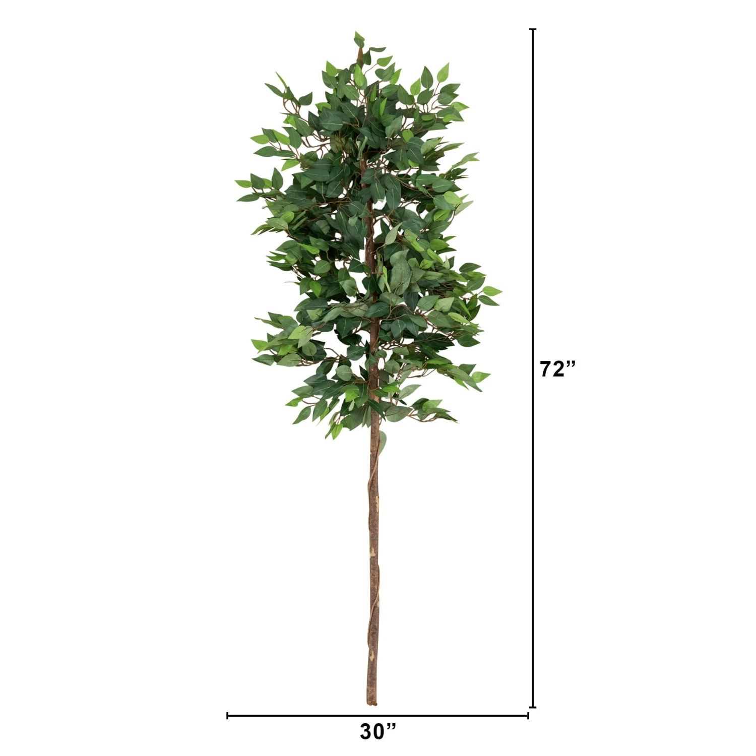 6’ Artificial Ficus Tree (No Pot) 3 6’ Artificial Ficus Tree (No Pot) - Image 3