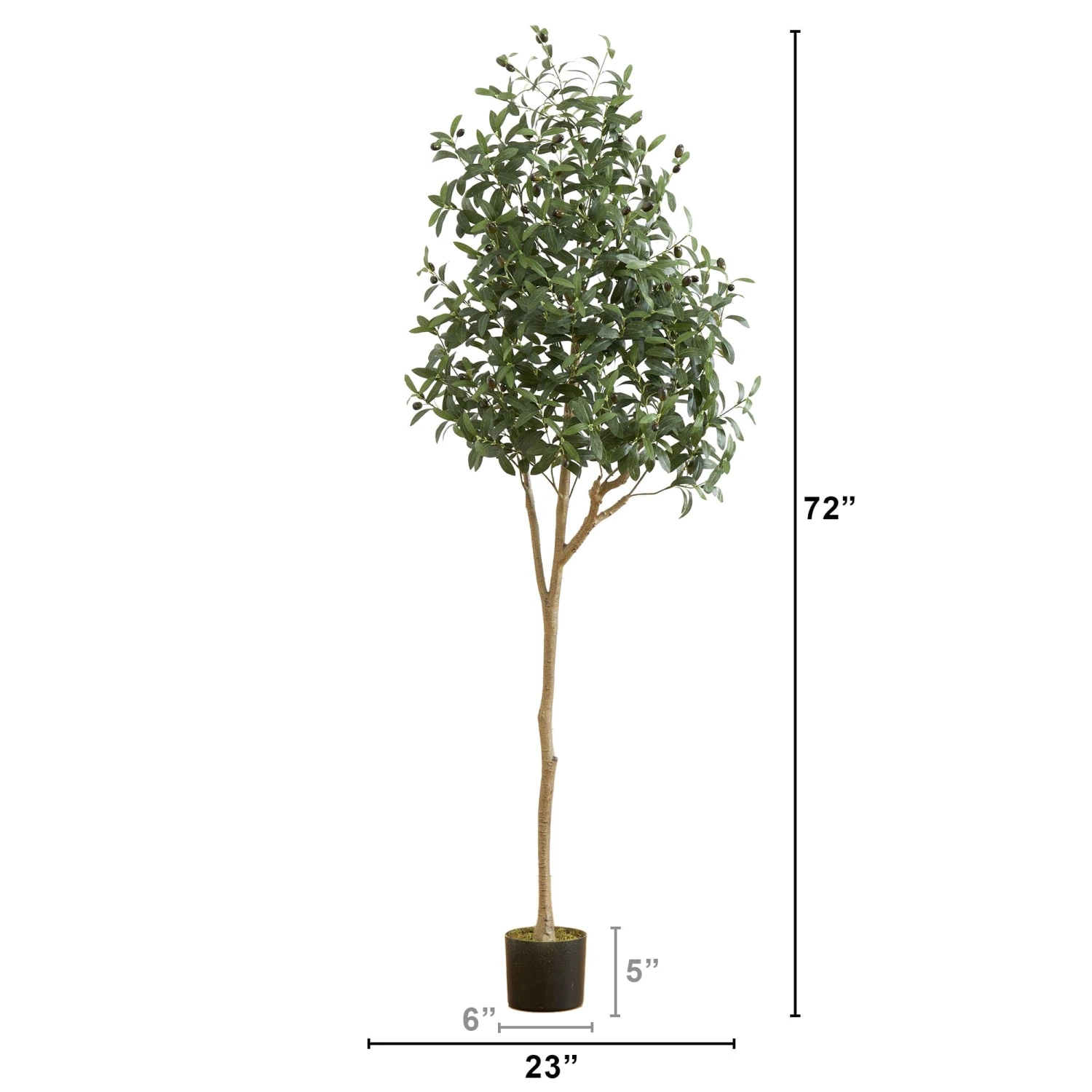 6’ Artificial Olive Tree 4 6’ Artificial Olive Tree - Image 4
