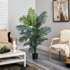 6’ Artificial Paradise Palm Tree -Artificial Trees Store artificial 6 artificial paradise palm tree nearly natural 469508