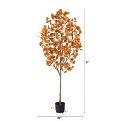 6’ Autumn Eucalyptus Artificial Tree -Artificial Trees Store artificial 6 autumn eucalyptus artificial tree nearly natural 929887