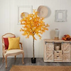 6' Autumn Maple Artificial Tree -Artificial Trees Store artificial 6 autumn maple artificial tree nearly natural 941638