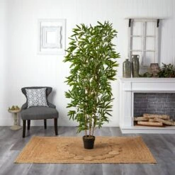 6’ Bamboo Artificial Tree (Real Touch) UV Resistant (Indoor/Outdoor) 5 6’ Bamboo Artificial Tree (Real Touch) UV Resistant (Indoor/Outdoor) -Artificial Trees Store artificial 6 bamboo artificial tree real touch uv resistant indooroutdoor nearly natural 943831