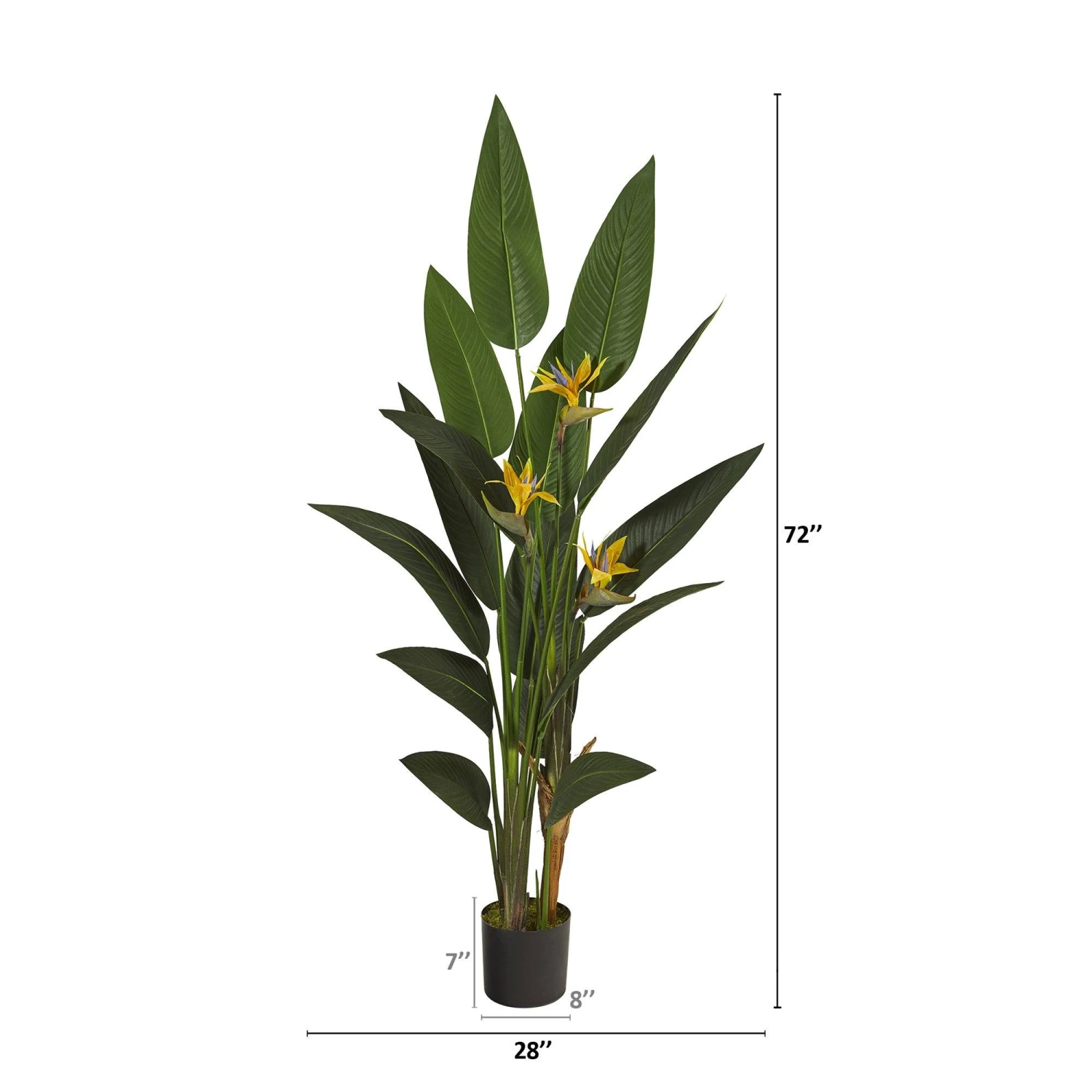 6’ Bird Of Paradise Artificial Plant 2 6’ Bird Of Paradise Artificial Plant - Image 2