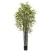 6' Black Bamboo Tree UV Resistant (Indoor/Outdoor)