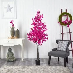 6’ Bougainvillea Artificial Tree -Artificial Trees Store artificial 6 bougainvillea artificial tree nearly natural 498052