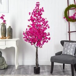 6’ Bougainvillea Artificial Tree -Artificial Trees Store artificial 6 bougainvillea artificial tree nearly natural 937814