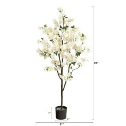 6’ Cherry Blossom Artificial Tree -Artificial Trees Store artificial 6 cherry blossom artificial tree nearly natural 596939