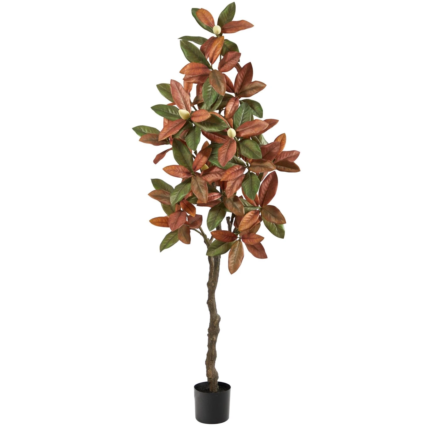 6’ Fall Magnolia Artificial Tree 1 6’ Fall Magnolia Artificial Tree