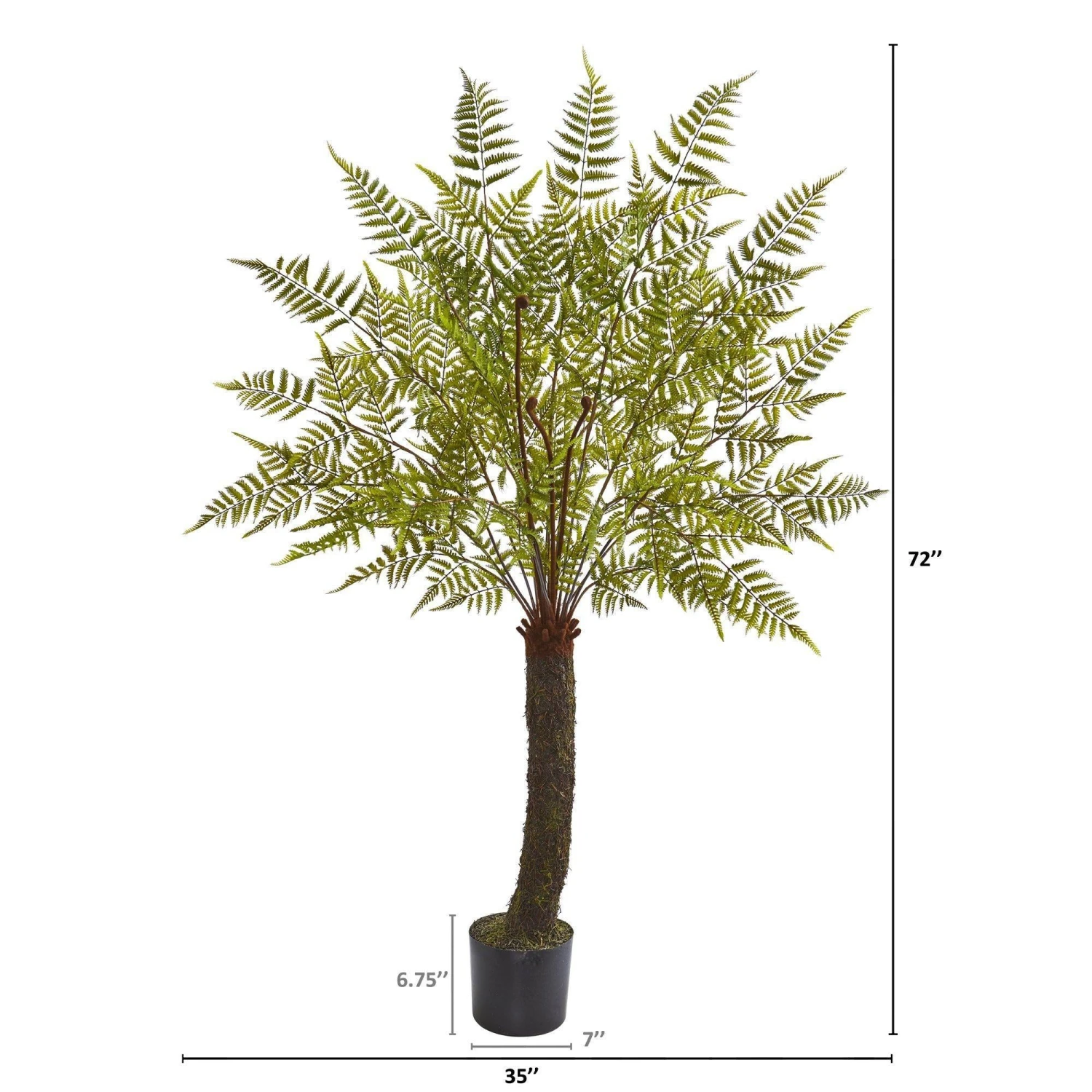 6’ Fern Artificial Plant 2 6’ Fern Artificial Plant - Image 2