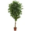 6’ Ficus Artificial Tree In Nursery Planter