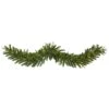 6’ Green Pine Artificial Christmas Garland With 35 Clear LED Lights