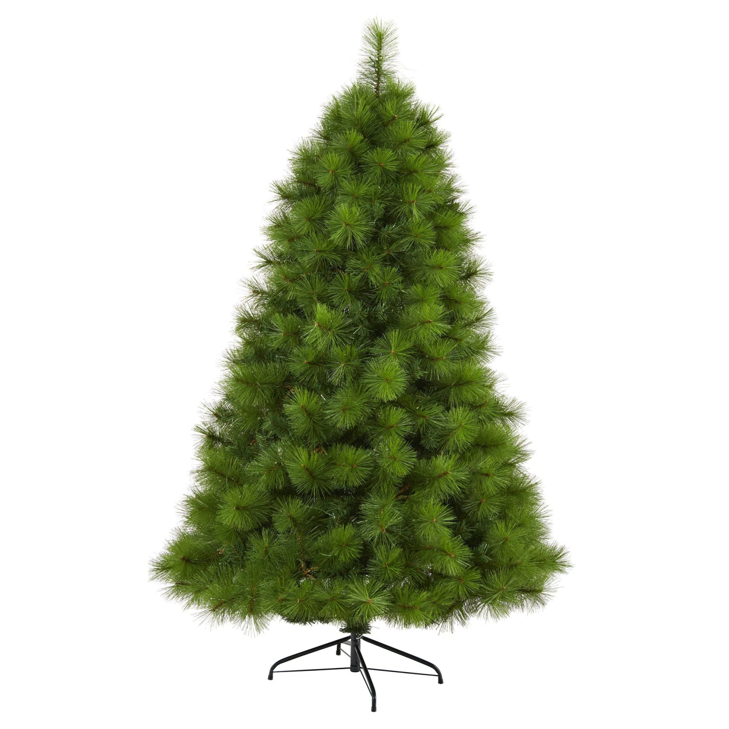 6’ Green Scotch Pine Artificial Christmas Tree With 300 Clear LED Lights 1 6’ Green Scotch Pine Artificial Christmas Tree With 300 Clear LED Lights
