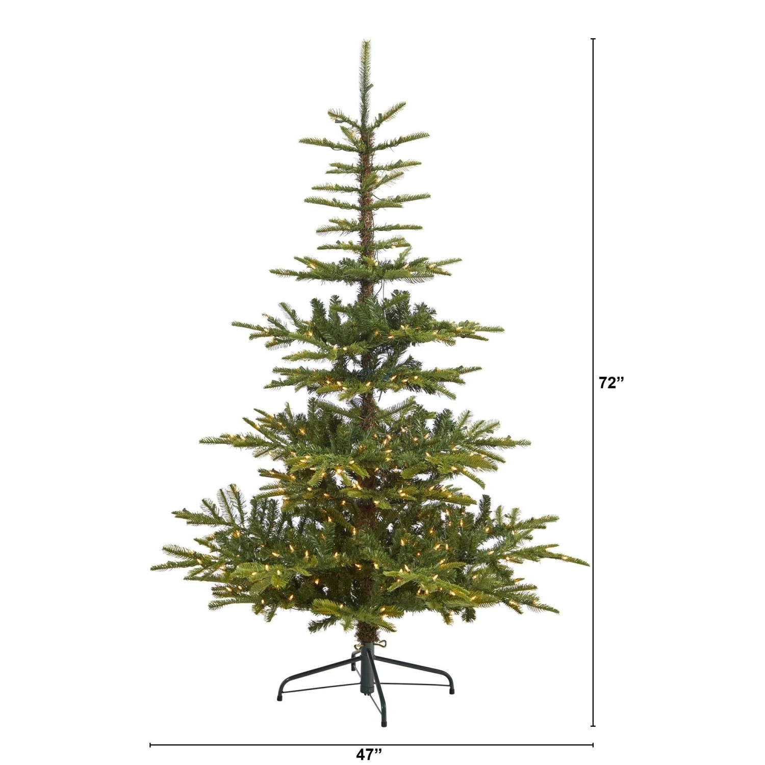 6’ Layered Washington Spruce Artificial Christmas Tree With 350 Clear Lights And 705 Branches 5 6’ Layered Washington Spruce Artificial Christmas Tree With 350 Clear Lights And 705 Branches - Image 5