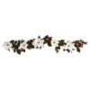 6’ Magnolia, Pine And Berries Artificial Garland