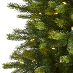6' Manchester Fir Artificial Christmas Tree In Decorative Planter With 350 Clear Warm (Multifunction) LED Lights And 504 Bendable Branches -Artificial Trees Store artificial 6 manchester fir artificial christmas tree in decorative planter with 350 clear warm multifunction nearly natural 570703