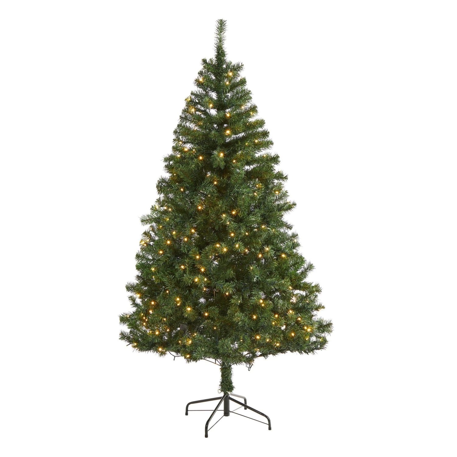 6' Northern Tip Pine Artificial Christmas Tree With 250 Clear LED Lights 1 6' Northern Tip Pine Artificial Christmas Tree With 250 Clear LED Lights