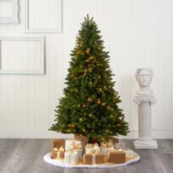 6' Sun Valley Fir Artificial Christmas Tree With 300 Clear LED Lights 11 6' Sun Valley Fir Artificial Christmas Tree With 300 Clear LED Lights -Artificial Trees Store artificial 6 sun valley fir artificial christmas tree with 300 clear led lights nearly natural 939482