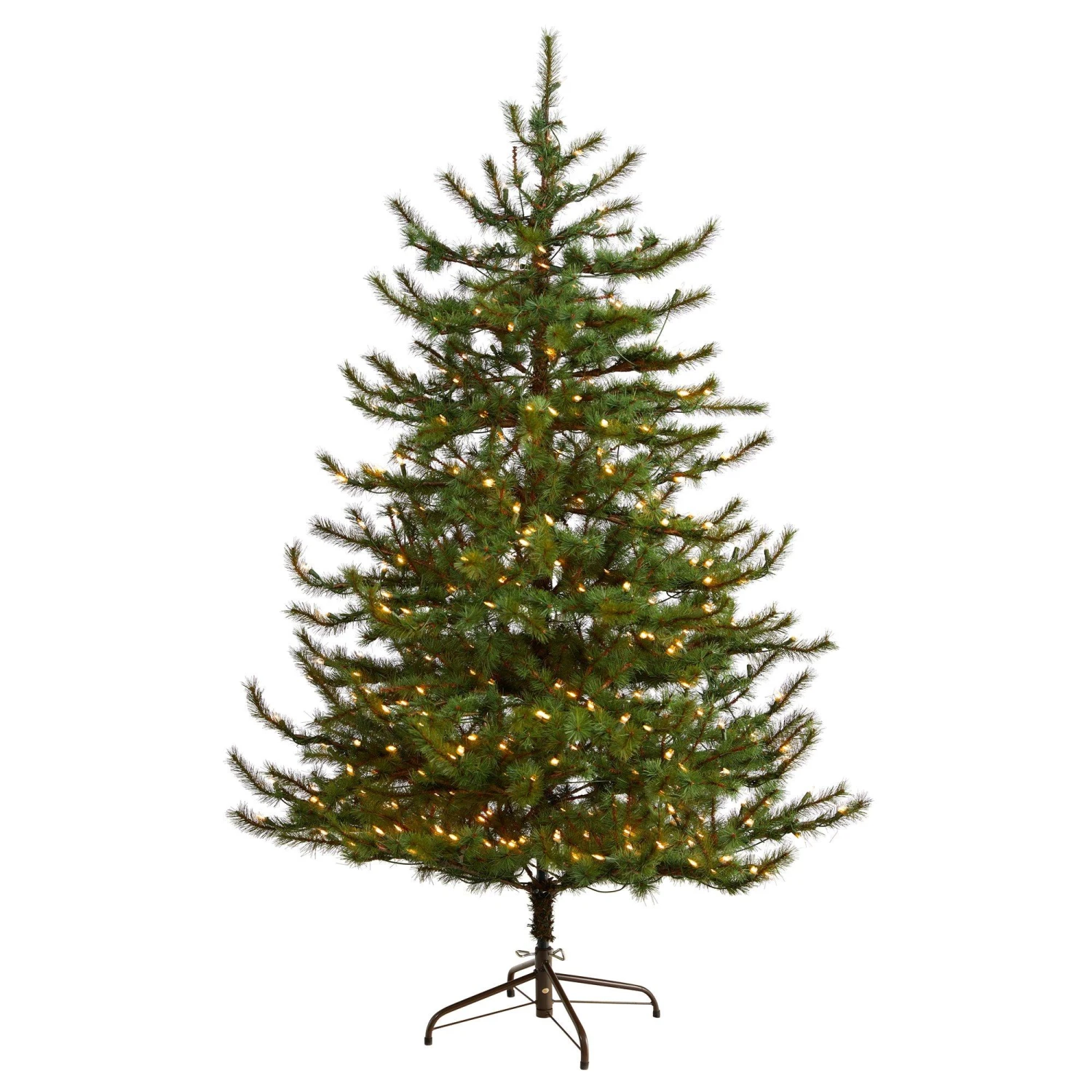 6’ Vancouver Mountain Pine Artificial Christmas Tree With 350 Clear Lights And 1332 Bendable Branches 1 6’ Vancouver Mountain Pine Artificial Christmas Tree With 350 Clear Lights And 1332 Bendable Branches