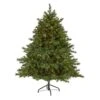 6’ Wyoming Mixed Pine Artificial Christmas Tree With 450 Clear Lights And 1090 Bendable Branches