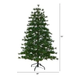 6’ Yukon Mixed Pine Artificial Christmas Tree With 864 Bendable Branches 7 6’ Yukon Mixed Pine Artificial Christmas Tree With 864 Bendable Branches -Artificial Trees Store artificial 6 yukon mixed pine artificial christmas tree with 864 bendable branches nearly natural 397221