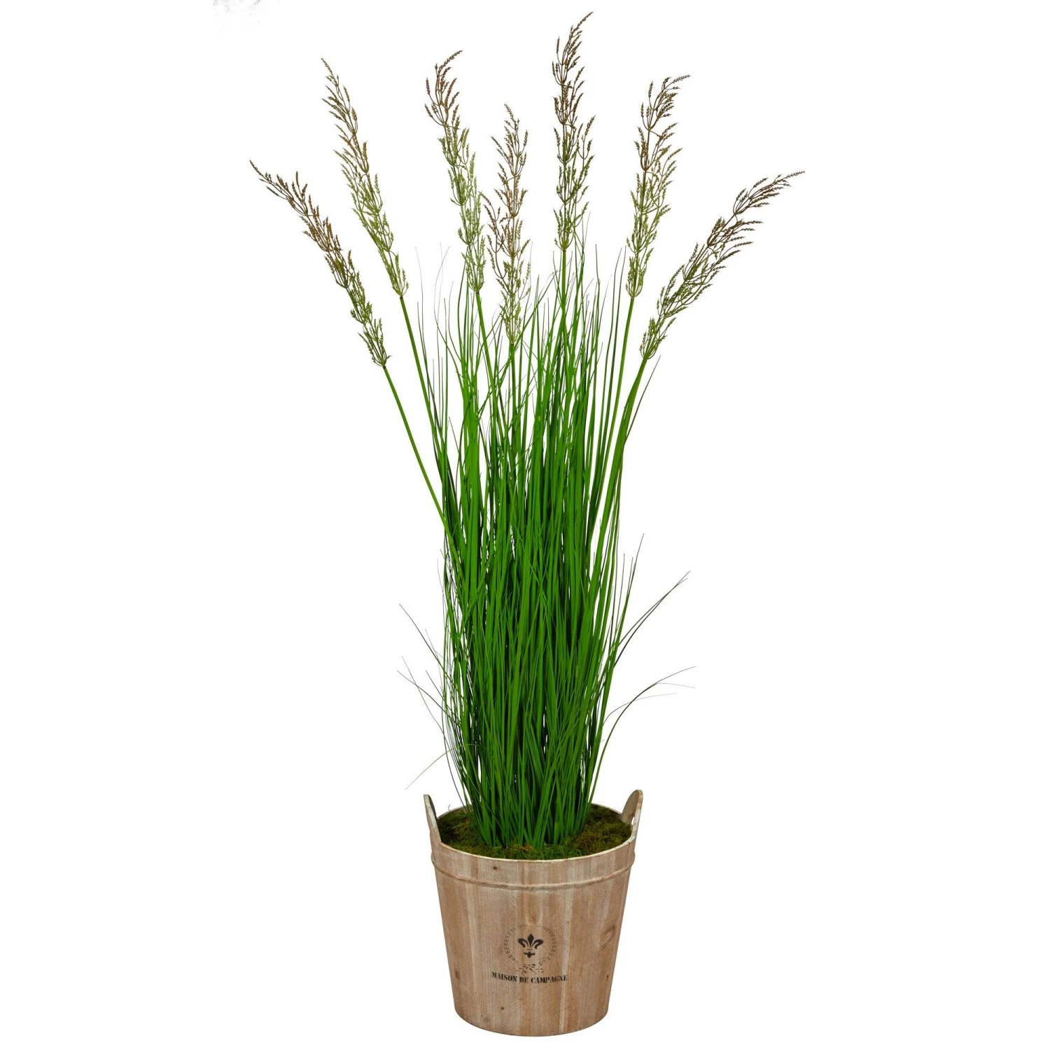 64” Wheat Grass Artificial Plant In Farmhouse Planter 1 64” Wheat Grass Artificial Plant In Farmhouse Planter