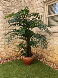 6.5' Areca Palm UV Resistant (Indoor/Outdoor) -Artificial Trees Store artificial 65 areca palm uv resistant indooroutdoor nearly natural 112397