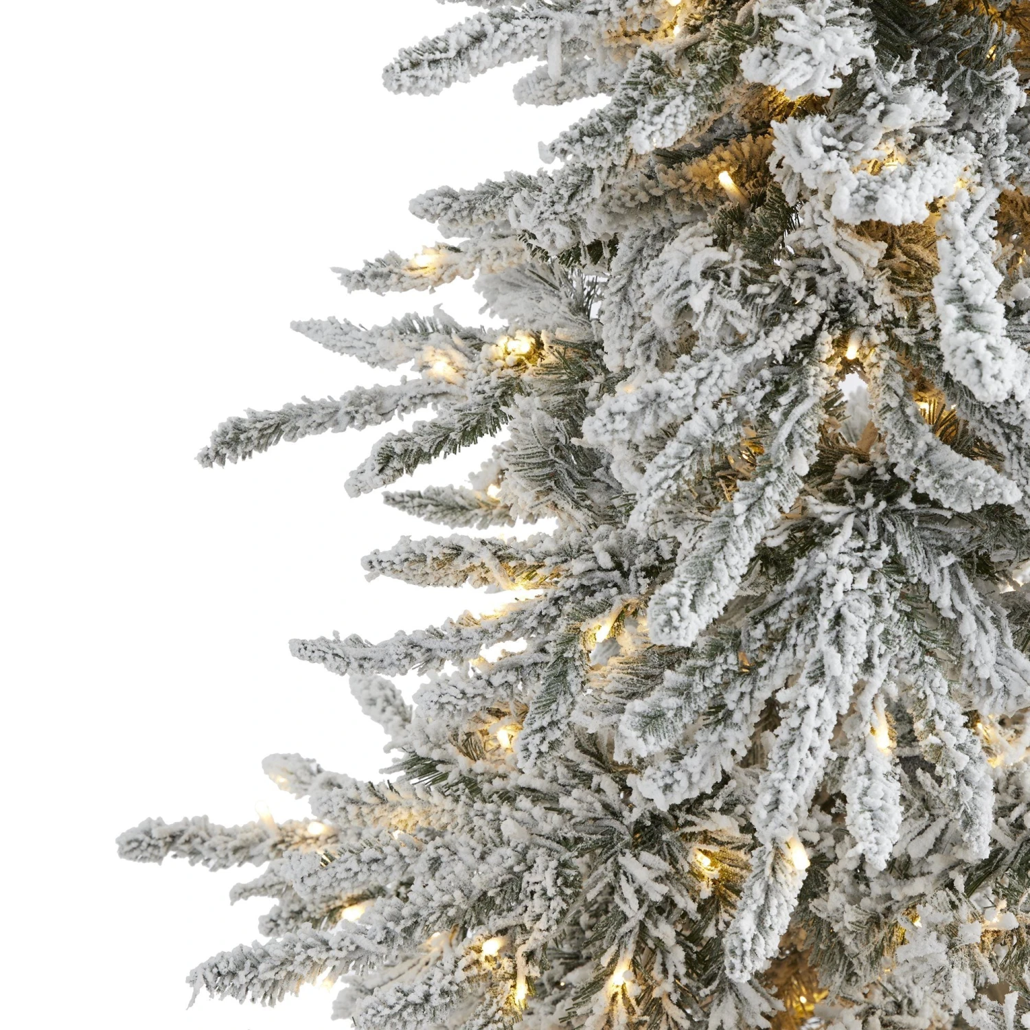 6.5' Flocked Grand Northern Rocky Fir Artificial Christmas Tree 3 6.5' Flocked Grand Northern Rocky Fir Artificial Christmas Tree - Image 3