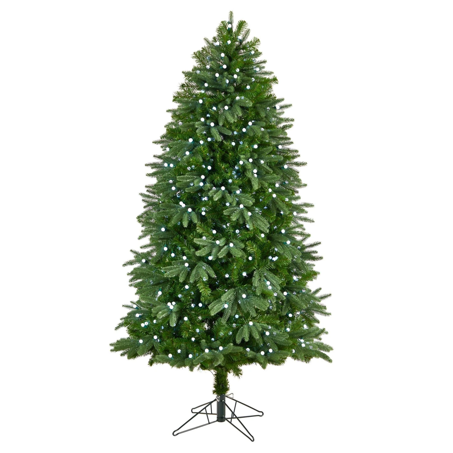 6.5’ Fraser Fir Christmas Tree With 550 Gum Ball LED Lights With Instant Connect Technology And 965 Branches 1 6.5’ Fraser Fir Christmas Tree With 550 Gum Ball LED Lights With Instant Connect Technology And 965 Branches