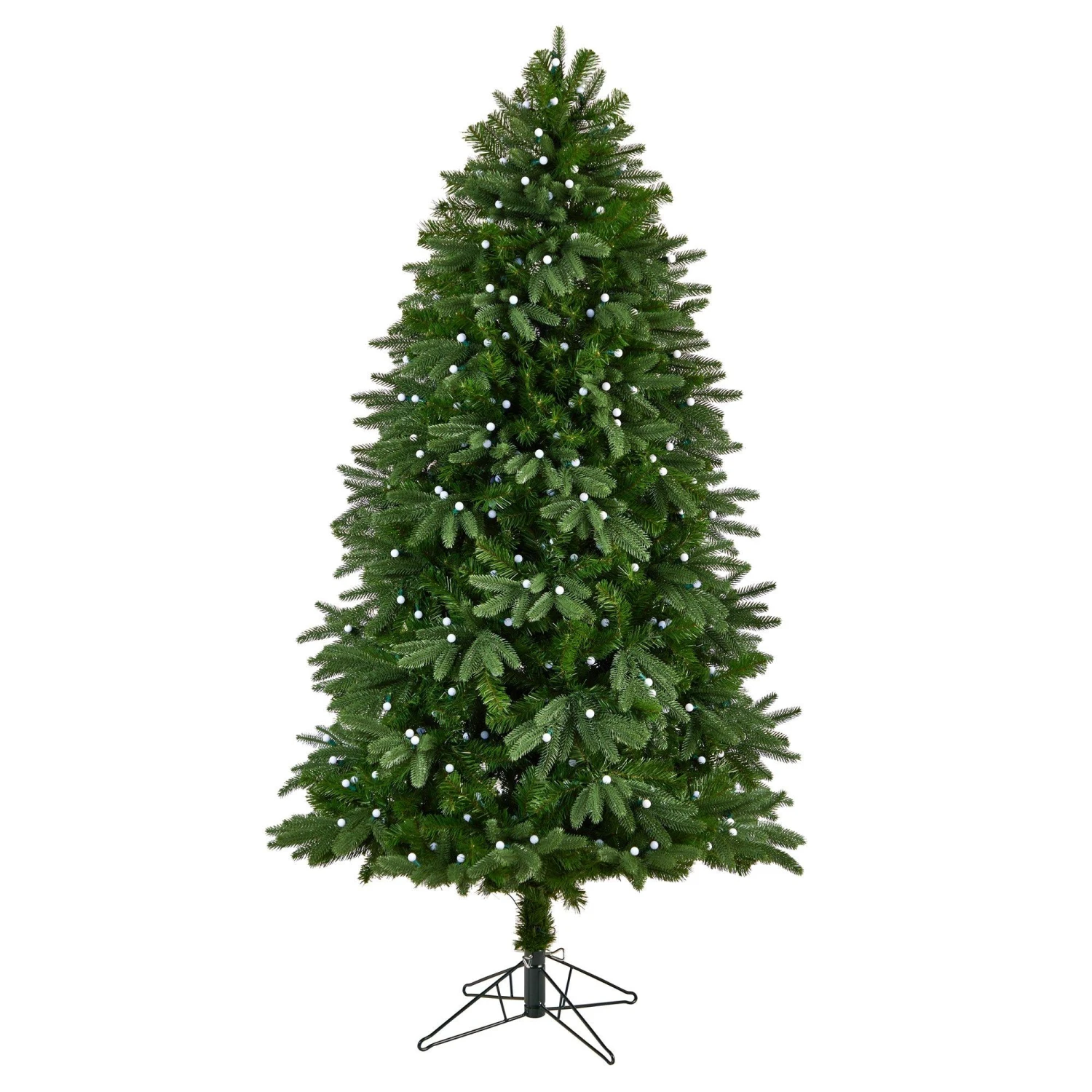6.5’ Fraser Fir Christmas Tree With 550 Gum Ball LED Lights With Instant Connect Technology And 965 Branches 3 6.5’ Fraser Fir Christmas Tree With 550 Gum Ball LED Lights With Instant Connect Technology And 965 Branches - Image 3